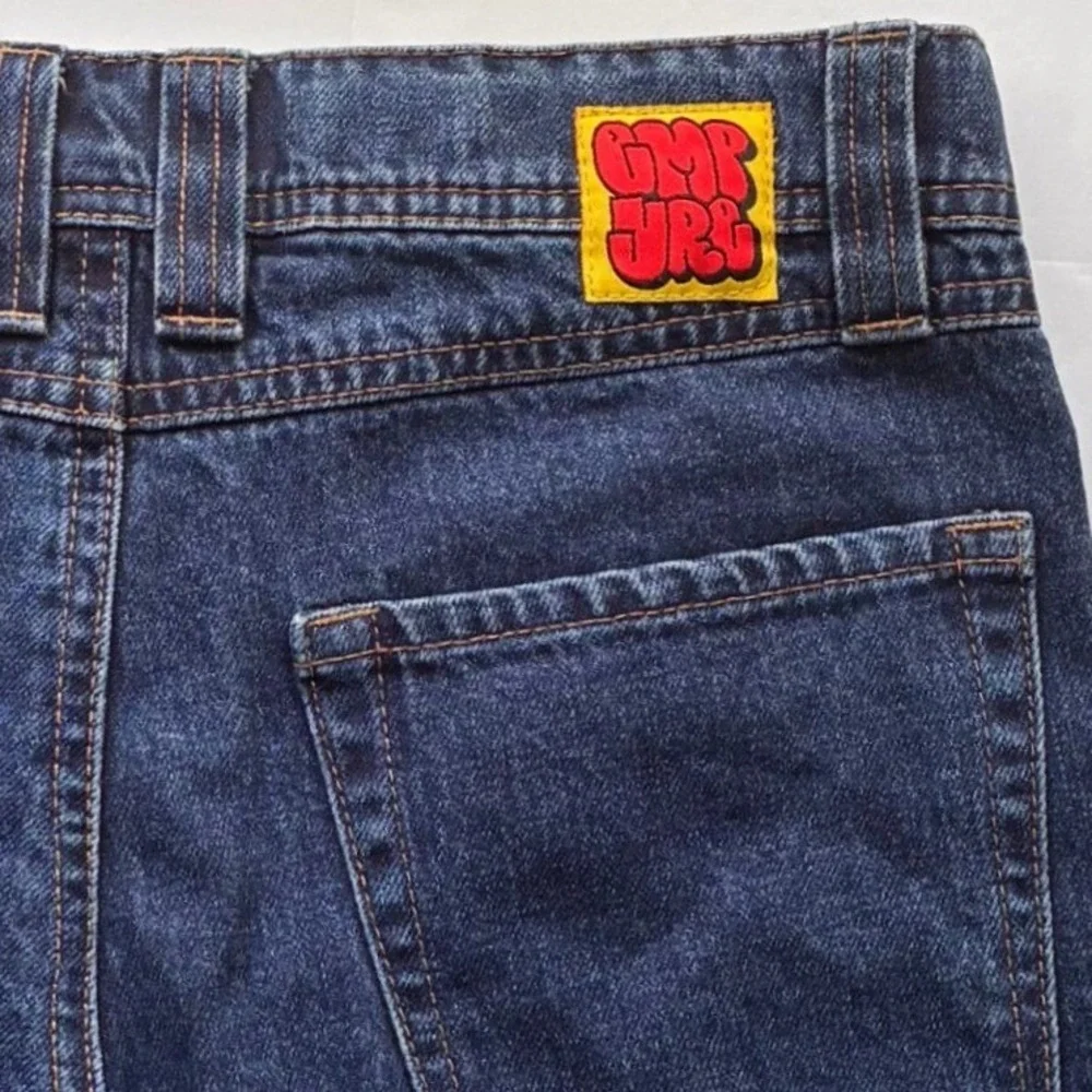 Empyre Loose Fit Denim Jorts Skate Shorts Size 26 Baggy Y2K Skater Streetwear